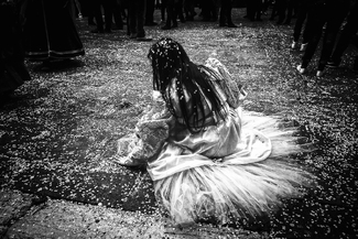 Little Girl with Confetti Little Girl with Confetti