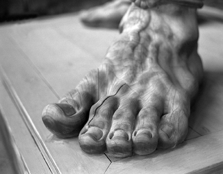 Colossal Foot, Nagano, Japan Colossal Foot, Nagano, Japan