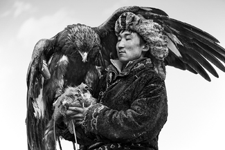 Feeding His Eagle Feeding His Eagle