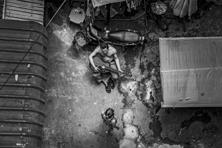 Guitar in Courtyard Guitar in Courtyard