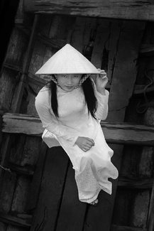Water Taxi - Girl in a School Uniform Water Taxi - Girl in a School Uniform