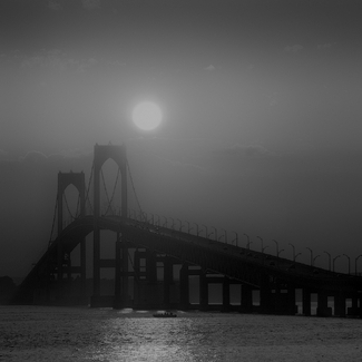 Newport Bridge, Sunset Newport Bridge, Sunset