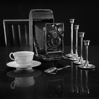 Goerz Camera and a Cup of Tea Goerz Camera and a Cup of Tea