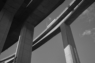The close up of a bridge The close up of a bridge