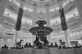 A French style hotel hall in Macau A French style hotel hall in Macau