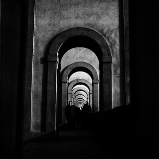 Arcades, light and shadows Arcades, light and shadows