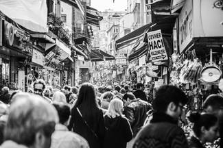 Crowded Turkish Market Crowded Turkish Market