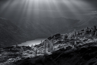 Lightbeams Over Chelan Lightbeams Over Chelan